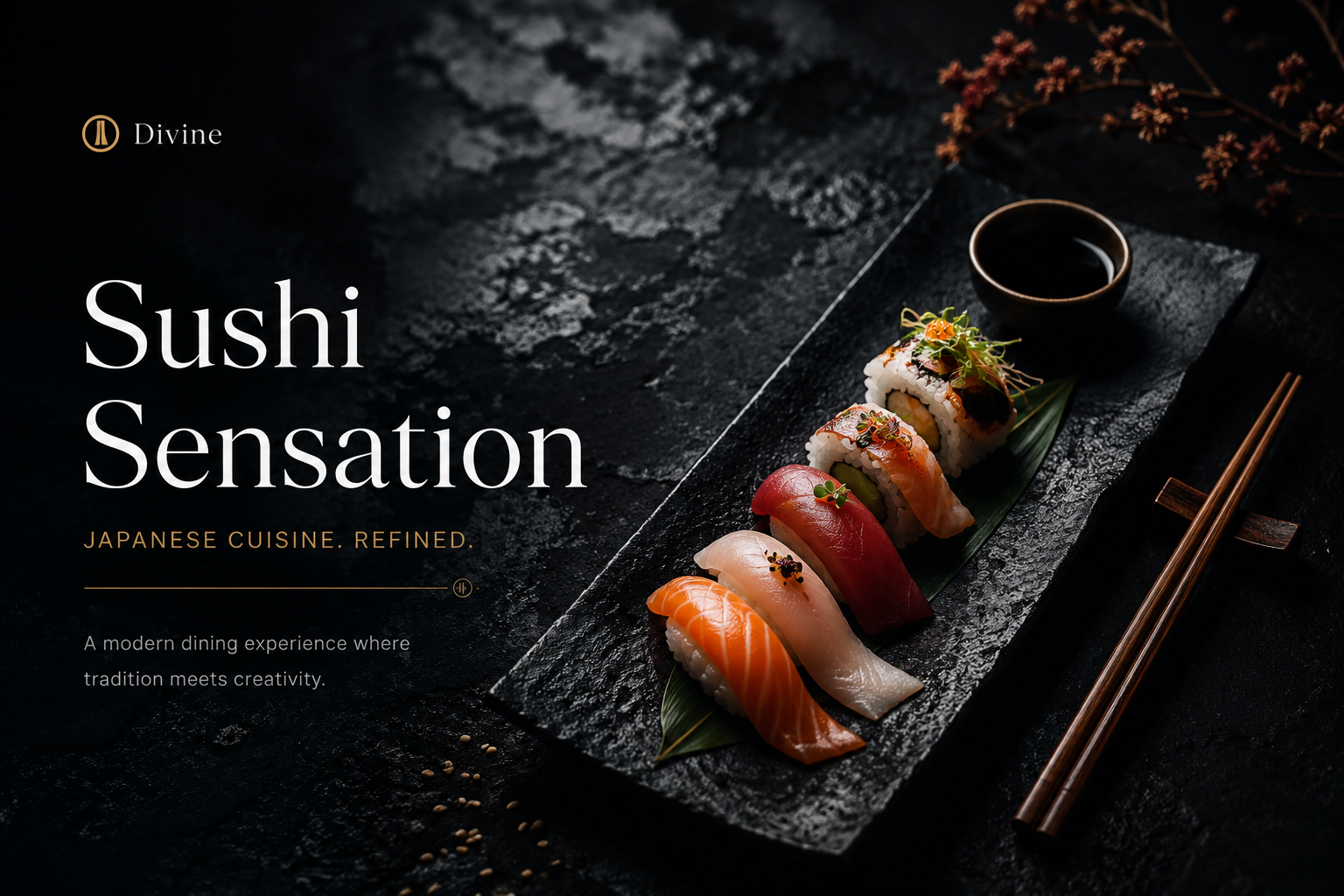 Divine Sushi — Hospitality project by Studio VN