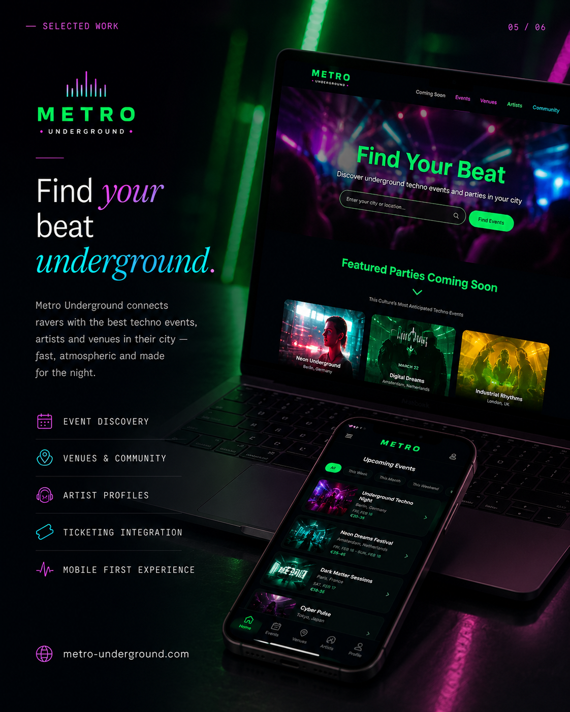 Metro Underground — Music & Culture project by Studio VN